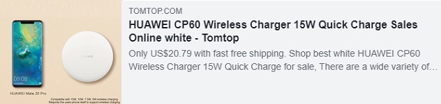 HUAWEI CP60 Wireless Charger 15W Quick Charge Price: $20.79