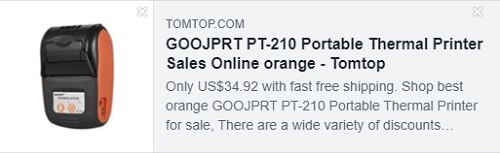 GOOJPRT PT-210 Portable Thermal Printer Price: $24.69
