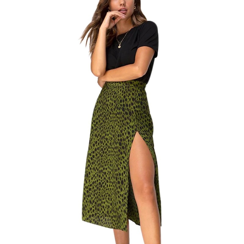 classic formal look in a Long straight skirt with side slits