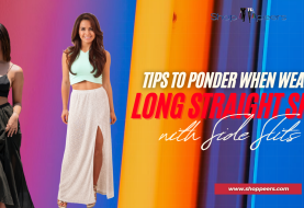 Tips to Ponder When Wearing a Long Straight Skirt with Side Slits