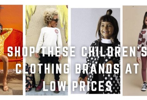 Shop with these Children's Clothing Brands at Low Prices