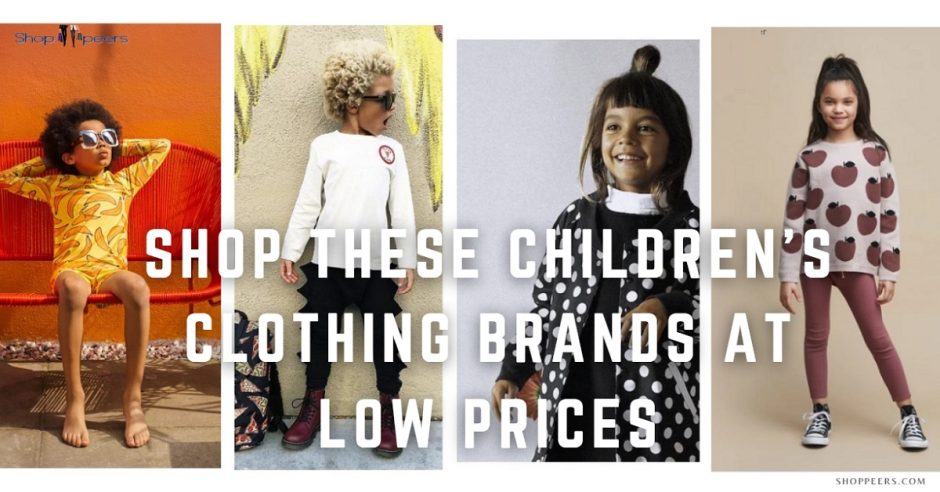 Shop with these Children’s Clothing Brands at Low Prices