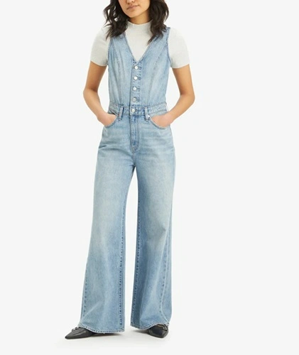 Levi’s Denim Wide-Leg Jumpsuit