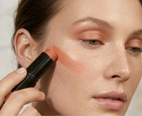 Sculpt with a Multi-Use Cream Stick - 5-minute makeup look